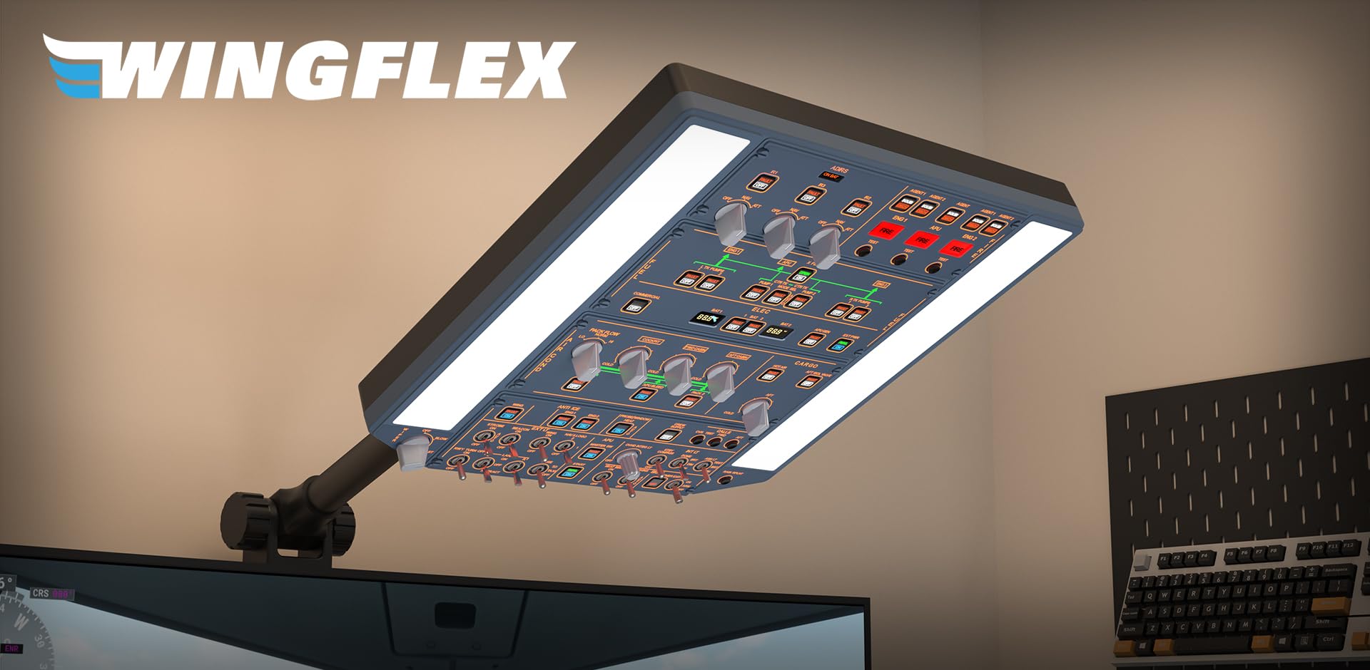 Amazon.co.jp: Wingflex製 A320オーバーヘッドパネル OVERHEAD PANEL
