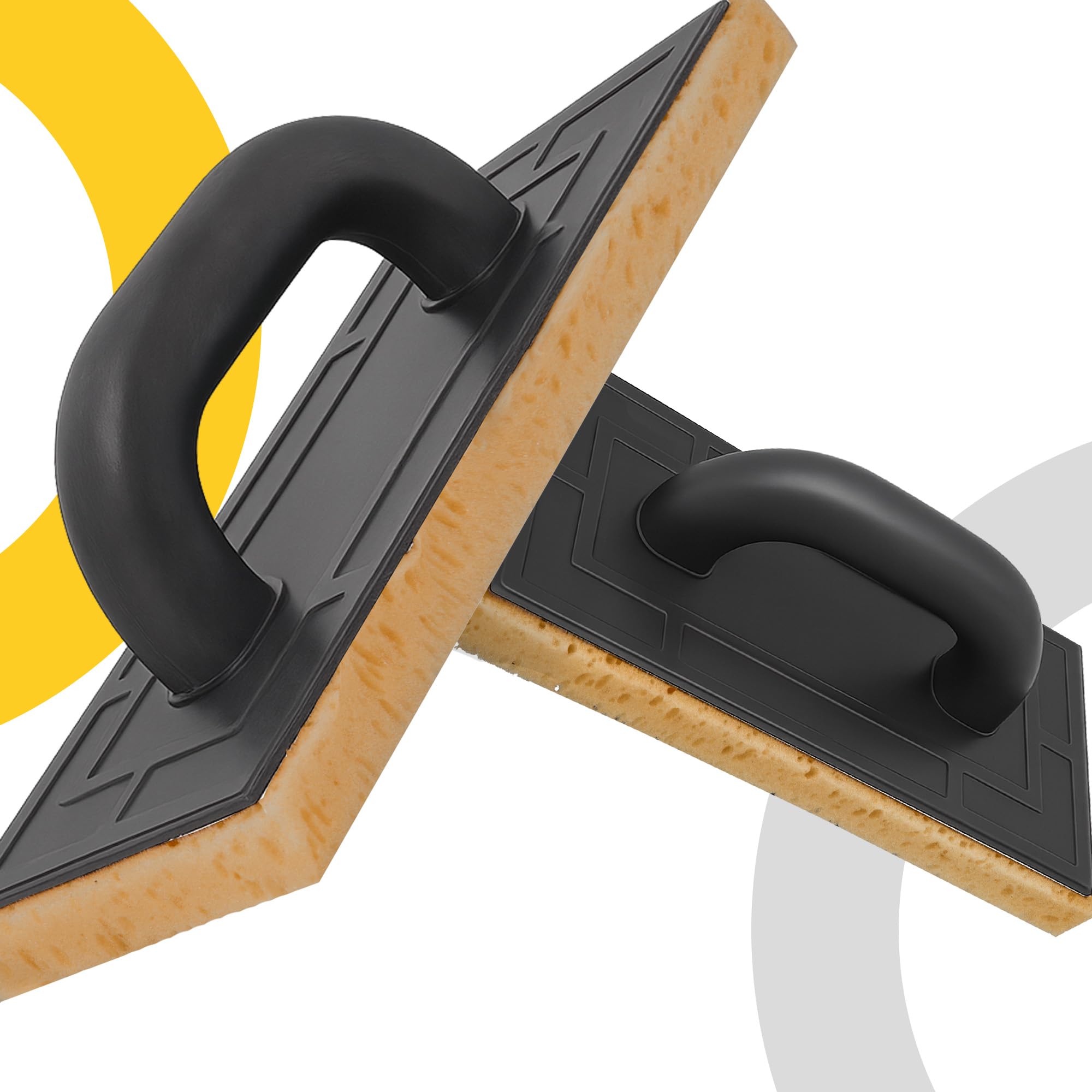 Instalguru Frattazzo Spugna Rigido 25 x 130 x 270 mm Strumento Assorbente Per Piastrelle Rasatura Stuccatura Intonaco Pulizia Superficie Parete Pavimento Cantiere
