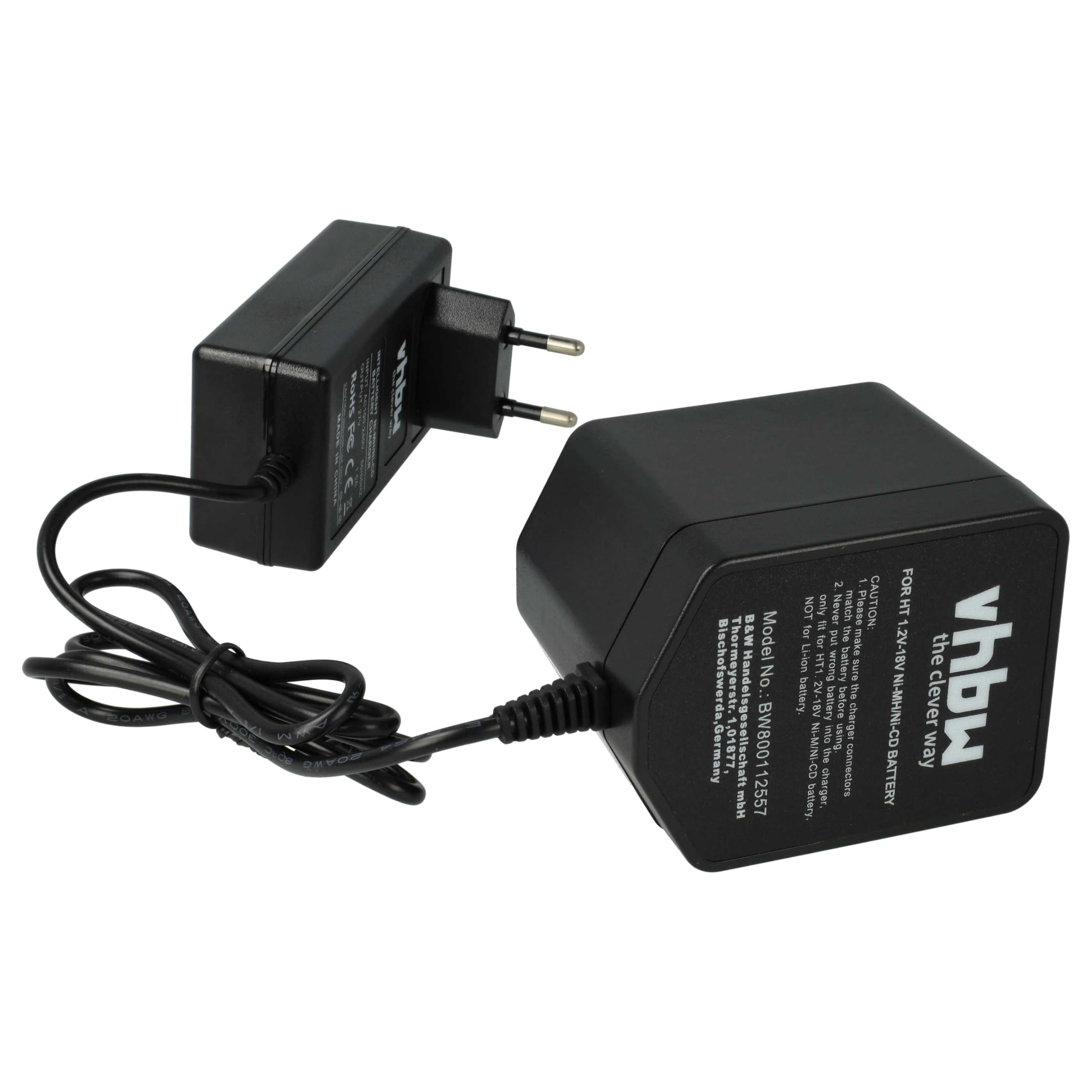 vhbw Cargador Compatible con Hitachi 325292, B3, BCL 1415, BCL 1430, EB12, EB1212S, EB1214L, EB1214S, EB1220BL, EB1220HL Herramientas (1,2V - 18V)