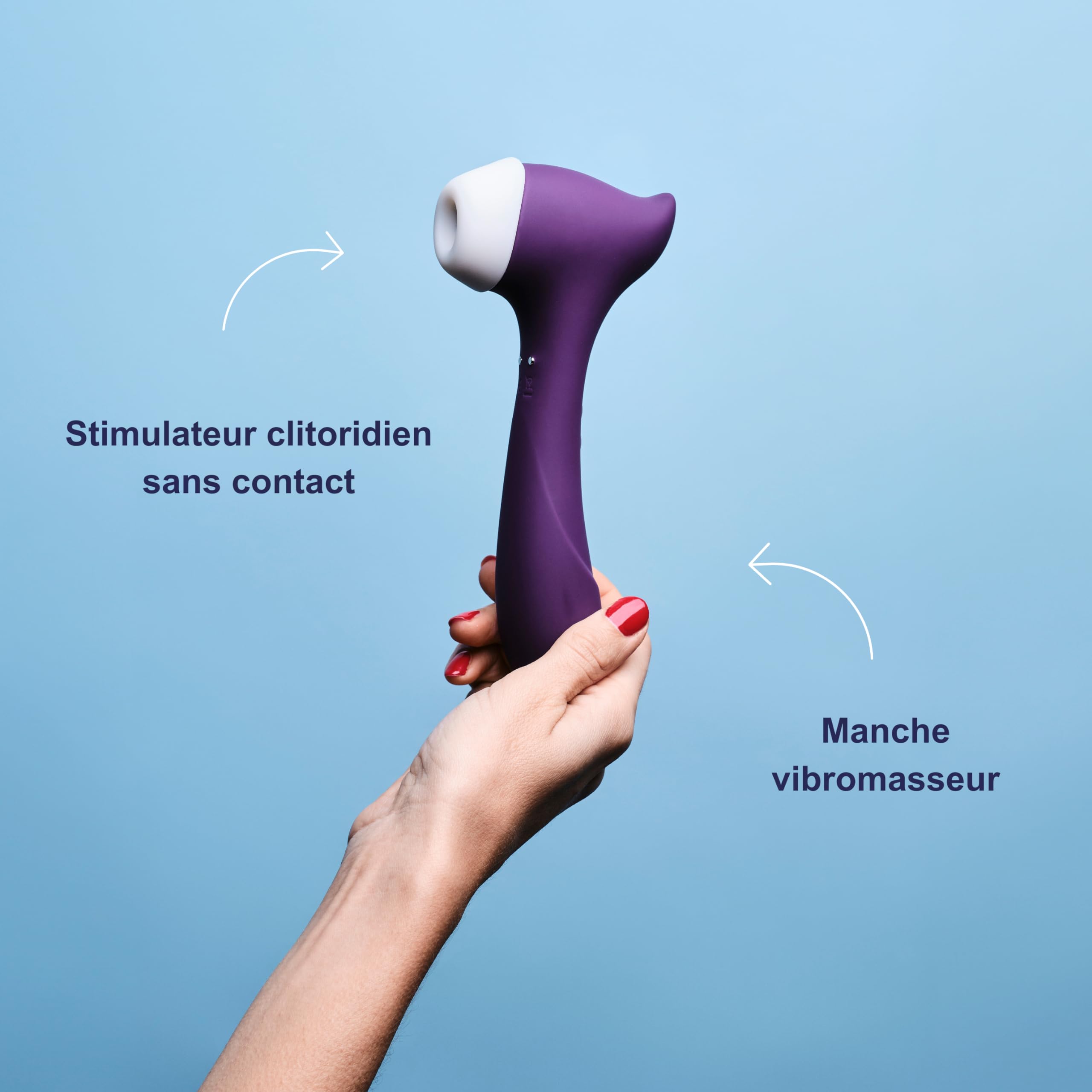 Goliate - The Amazing 2 in 1 vibrator - Luchtdruk vibrator - Vibrator - Oplaadbaar - Waterdicht (02521)