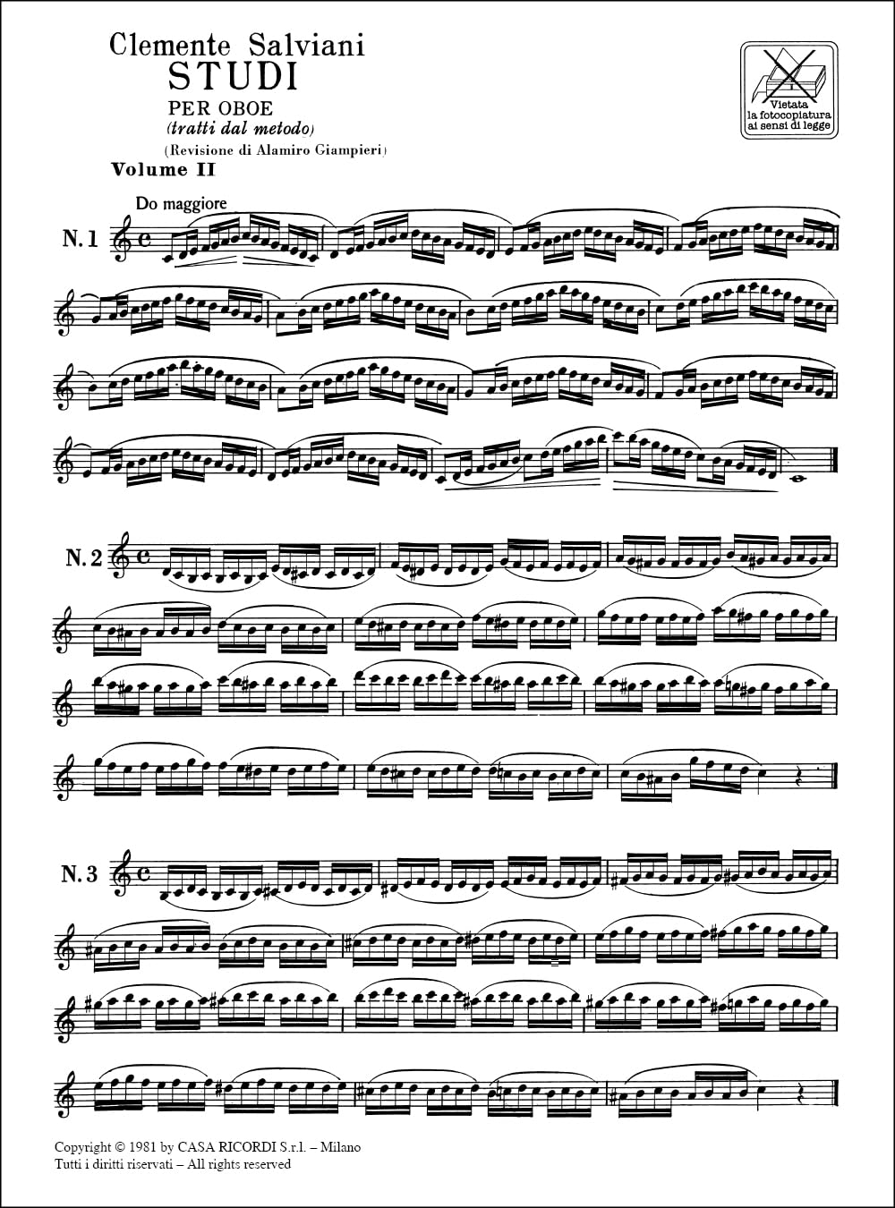 Studi Per Oboe Vol. 2