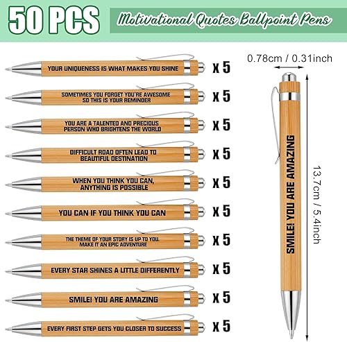 Miniatura 3 de Sabary 100 blocs de notas inspiradores, juegos de bolígrafos motivacionales, mini cuadernos de bolsillo motivacionales, diarios, regalos a granel,