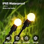 2 Pack lumières solaires de fée, lumières solaire d'extérieur étanches, lumière solaire extérieure pour jardin de jardin de cour avant de porc