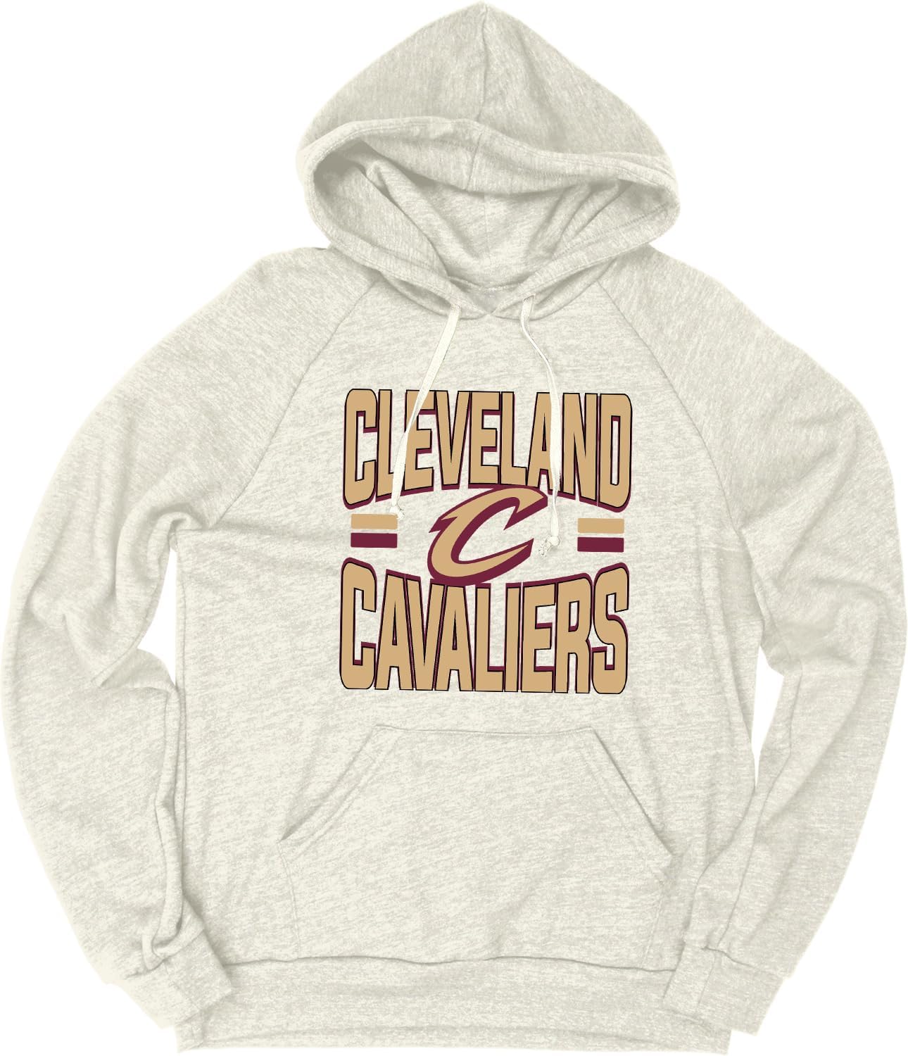 Blue 84 NBA unisex-adult Nba Officially Licensed Tri-blend Hooded Sweatshirt Basketball Stars Oatmeal