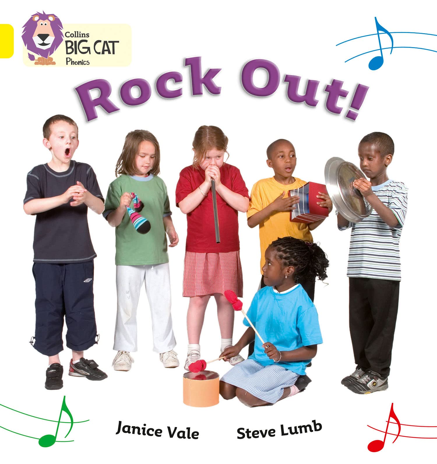 Rock Out: An action-packed photographic book about home-made musical instruments (Collins Big Cat Phonics)