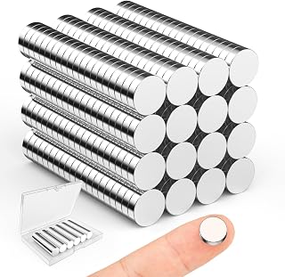 Small Magnets for Crafts, 320 Pack 12x3 mm Round Magnetic Rare Earth Neodymium Magnet for Home Kitchen Office School 3D Printing Handcrafts Refrigerator