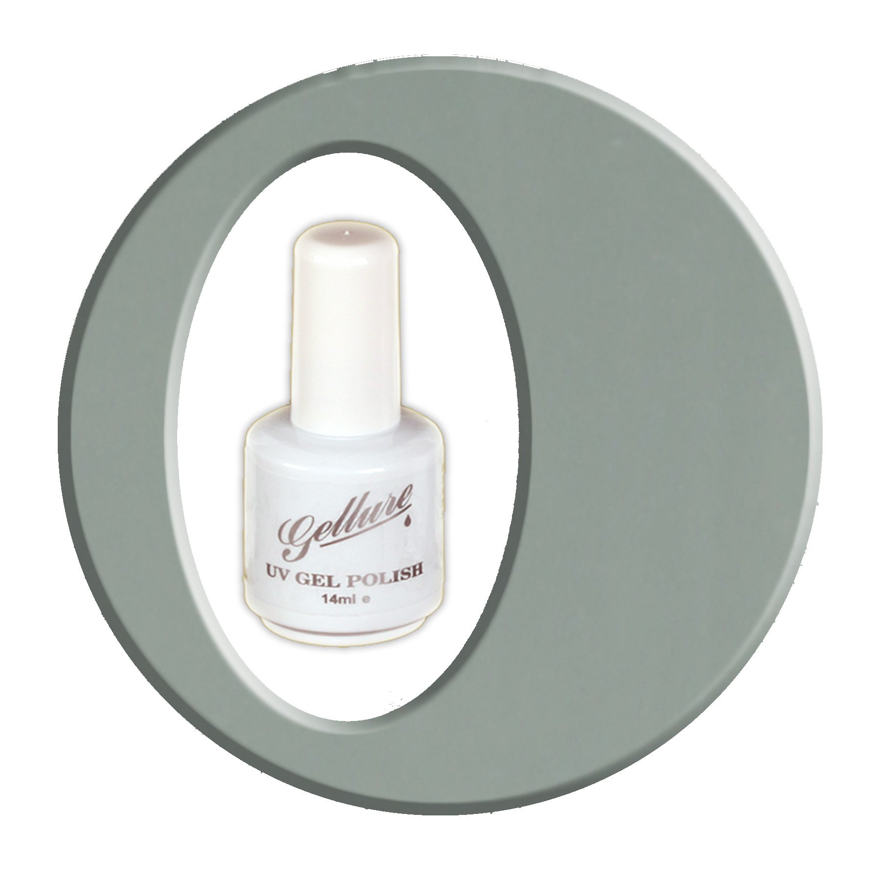 #24 Gellure U.V & L.E.D Gel Nail Polish - When Doves Cry! - Opaque Creamy Dove Grey. Fall in love with this understated fashion forward colour.