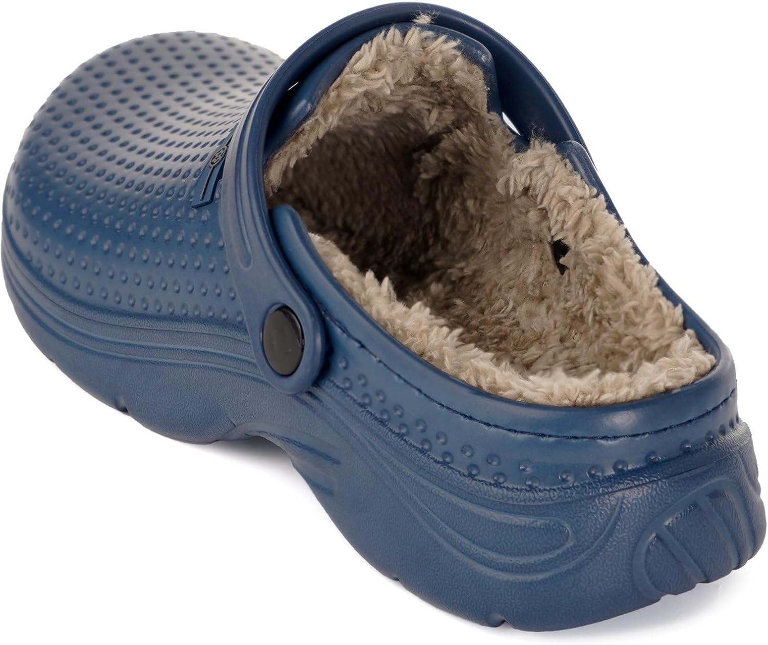 Womens Mens Fur Lined Clogs Waterproof Garden Shoes Winter Warm Fleece Lining Fuzzy House Home Slippers Indoor Outdoor Mules - Image 5