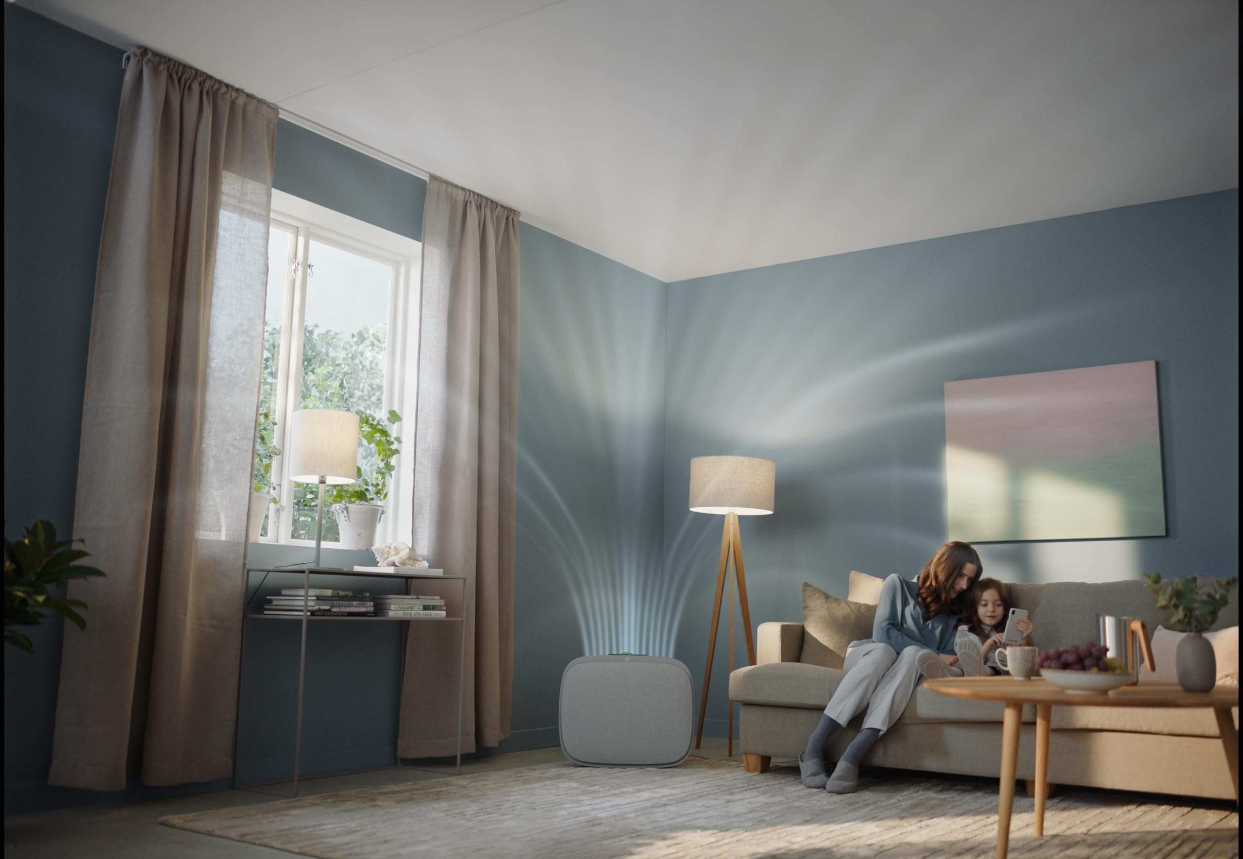 Electrolux BREATHE Filtr Przeciwpyłkowy Model EFWBTH3, Filtr pyłkowy do oczyszczania powietrza Well A5 & A7, Minimalizuje reakcje alergiczne, Aplikacja pokazuje, Kiedy należy wymienić filtr, Biały