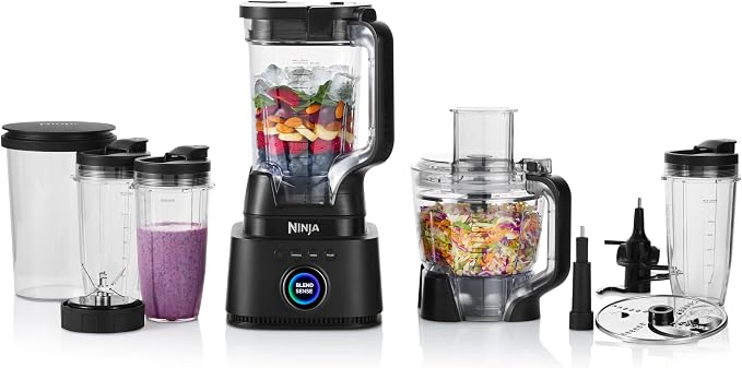 Stealth IQ Kitchen System Power Blender + Processor Pro, BlendSense Technology, Multiple Blending Modes for Purees, Smoothies & More, 800W, QX401ANZ,