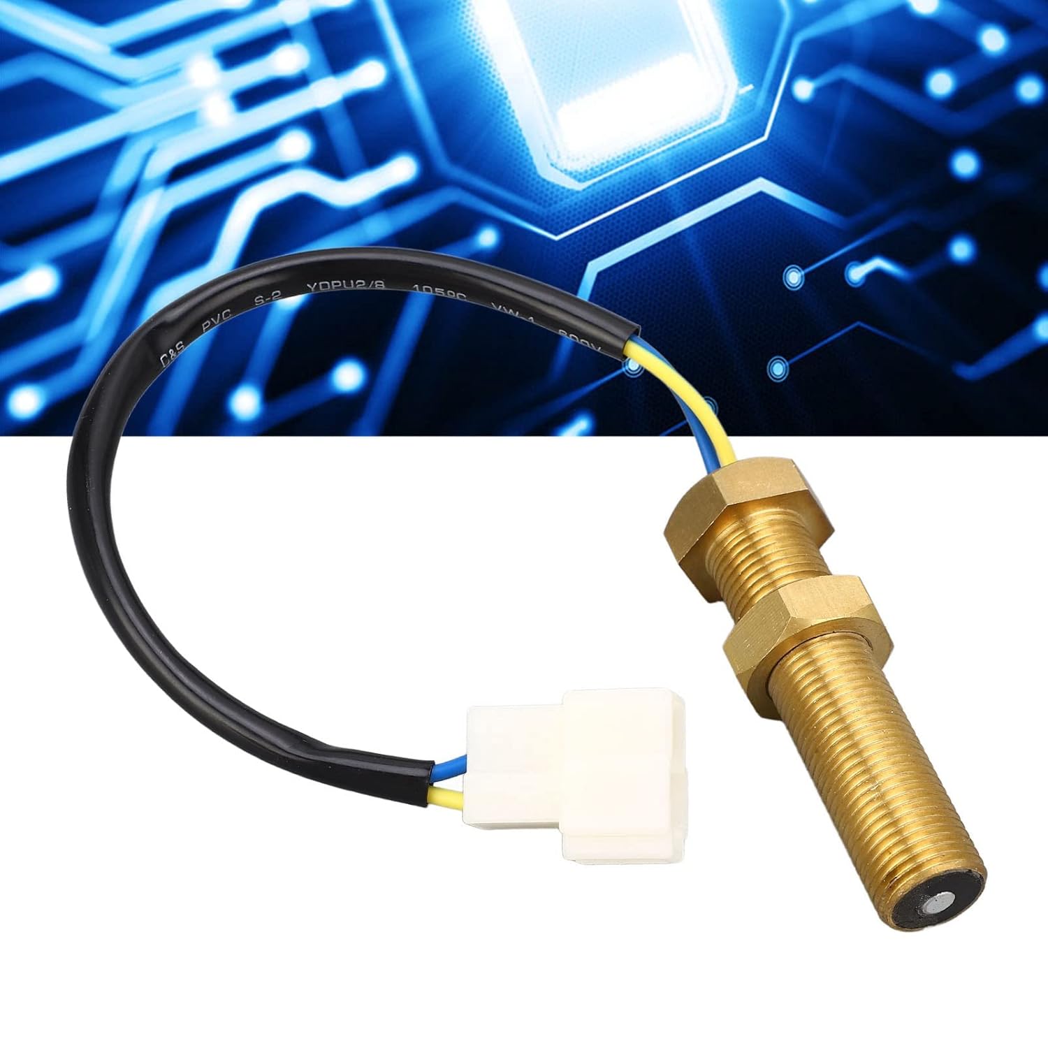 Magnetic Speed Sensor Engine Rotation Sensor M16x1.5 IP44 for Measuring Engine Rotation Speed via Gear Teeth