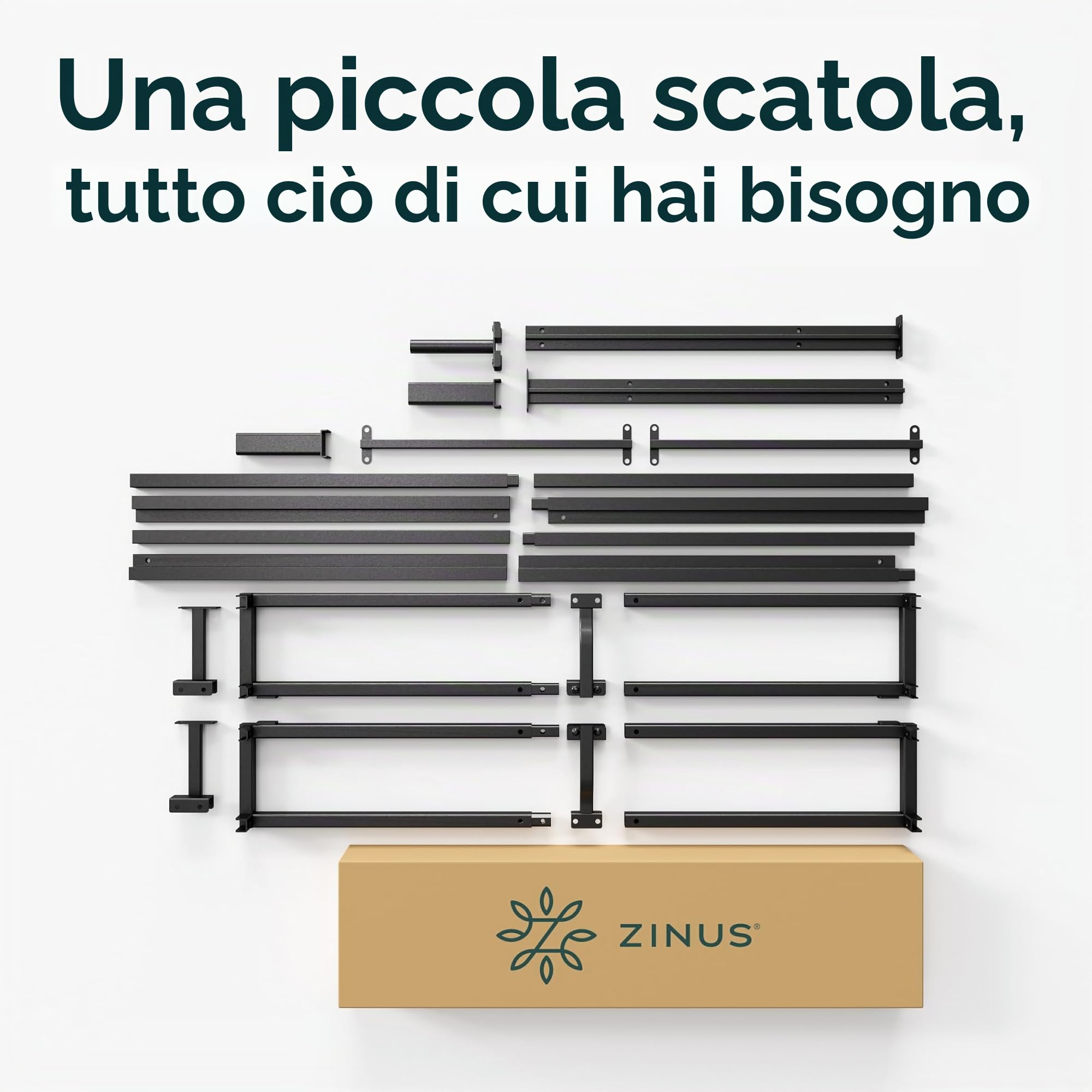 Zinus Joseph Modern Studio - Telaio per Letto, 140x190cm