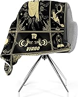 Vista 28 de Aries Blanket 12 Horoscope Astrology Bed Blankets Soft Cozy Personalized Flannel Throw Blankets 50"X40