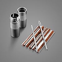 Vista 4 de ARI Airplugger, A Compact Tire Repair Kit, Silver, One