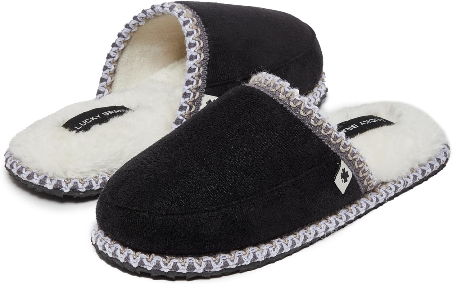 Lucky Brand Micro-Suede Memory Foam Boys Slippers - Closed Toe Plush Lined House Shoes/Kids Slippers - Image 4