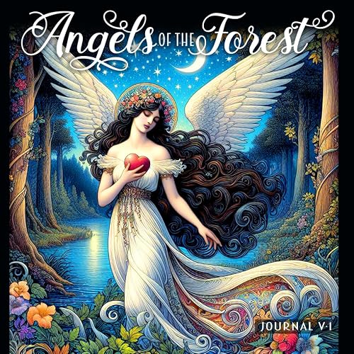 Angels of the Forest: Thoughts and Dreams Journal with Thirty One Full Color Angel Illustrations for Adults and Teens (Lined 8”.5 x 8.5” - 141 pages) (Angels of Divine Protection)