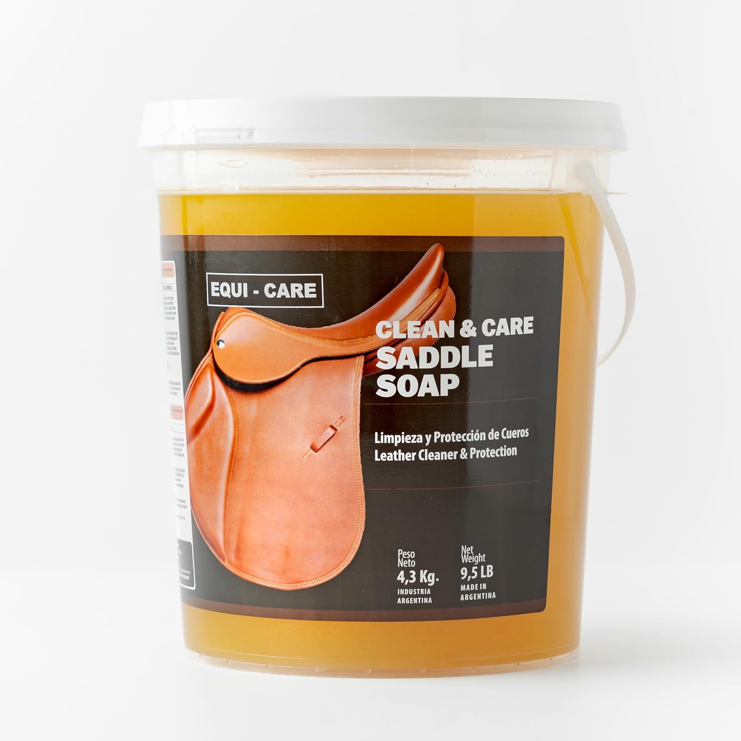 EQUI - CARE: Clean & Care Saddle Soap, Glycerin-Based soap with Added Moisturizers Designed to Clean and Condition Leather. Keep Your Leather tack and Equipment in top Condition.