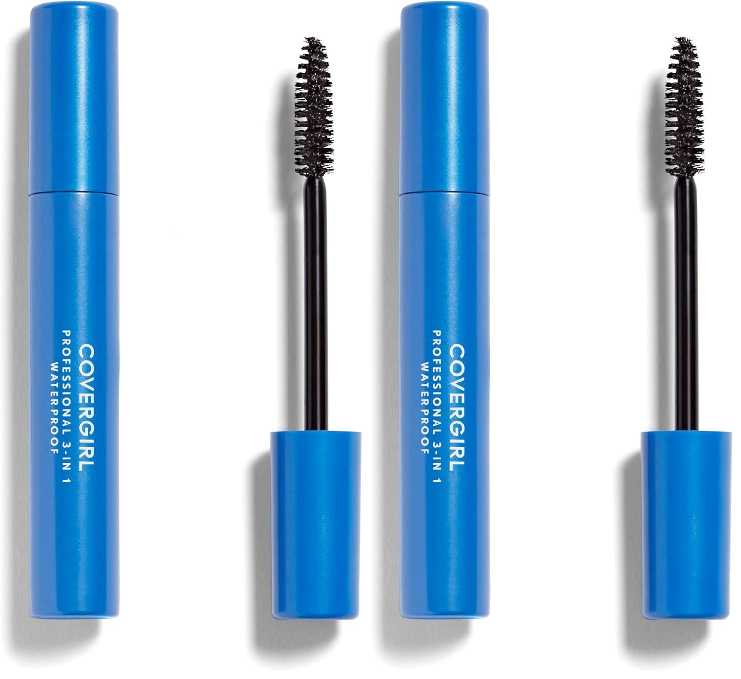 COVERGIRL Professional All-in-One Waterproof Mascara Very Black 225, 1 Count(Pack of 2)