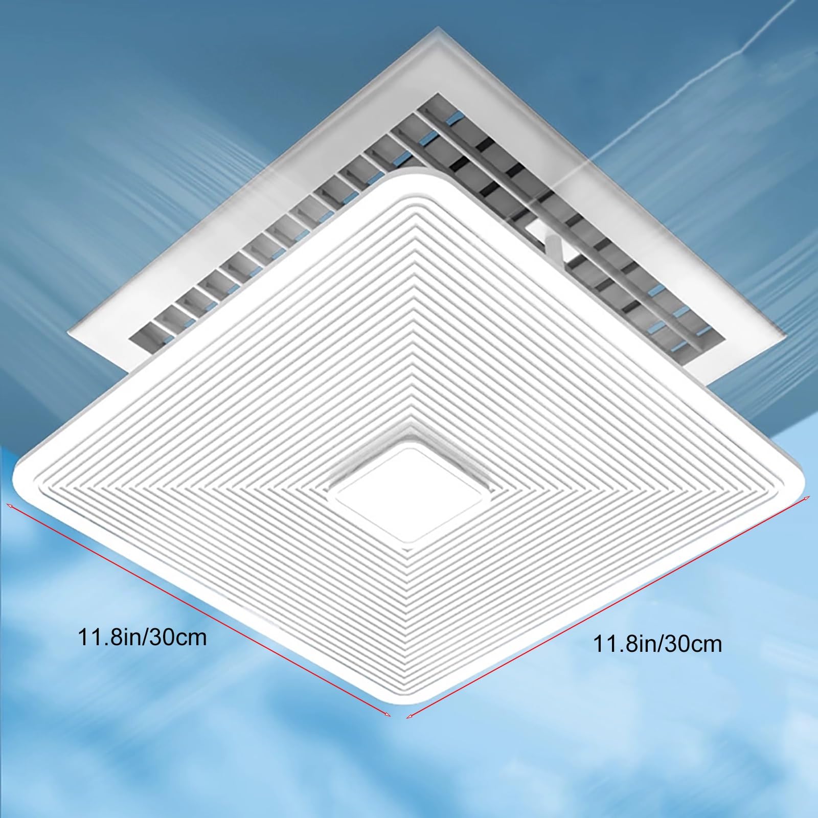 Deflettore per bocchette di ventilazione AC, deflettore per aria condizionata regolabile, per registro di condizionatori d'aria centrali, migliora la circolazione di raffreddamento e riscaldamento.