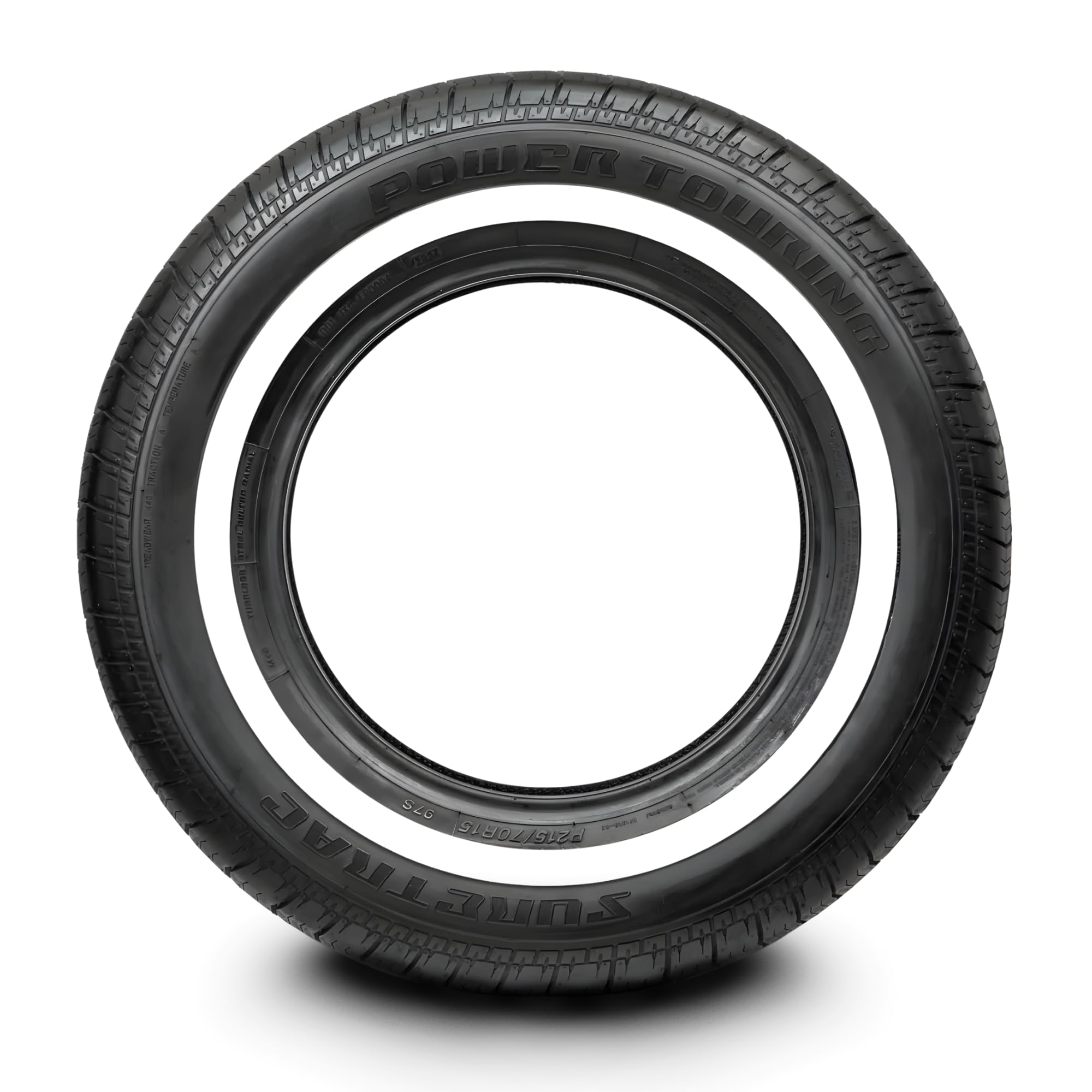 Tectonic P175/70R14 Suretrac Power Touring 84S | (WSW) White Side Wall All-Season Touring Tire | Premium Passenger Car Tire | P175/70R14 | 175 70 14 | 1757014 | TIRE ONLY - 4