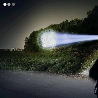 Mini 300 Lumens Flashlight, Small Rechargeable LED Strobing Light Super Bright, Rotate Zoom Mode, Adjustable Light 5 Modes, Outdoor Flashlight (#2)