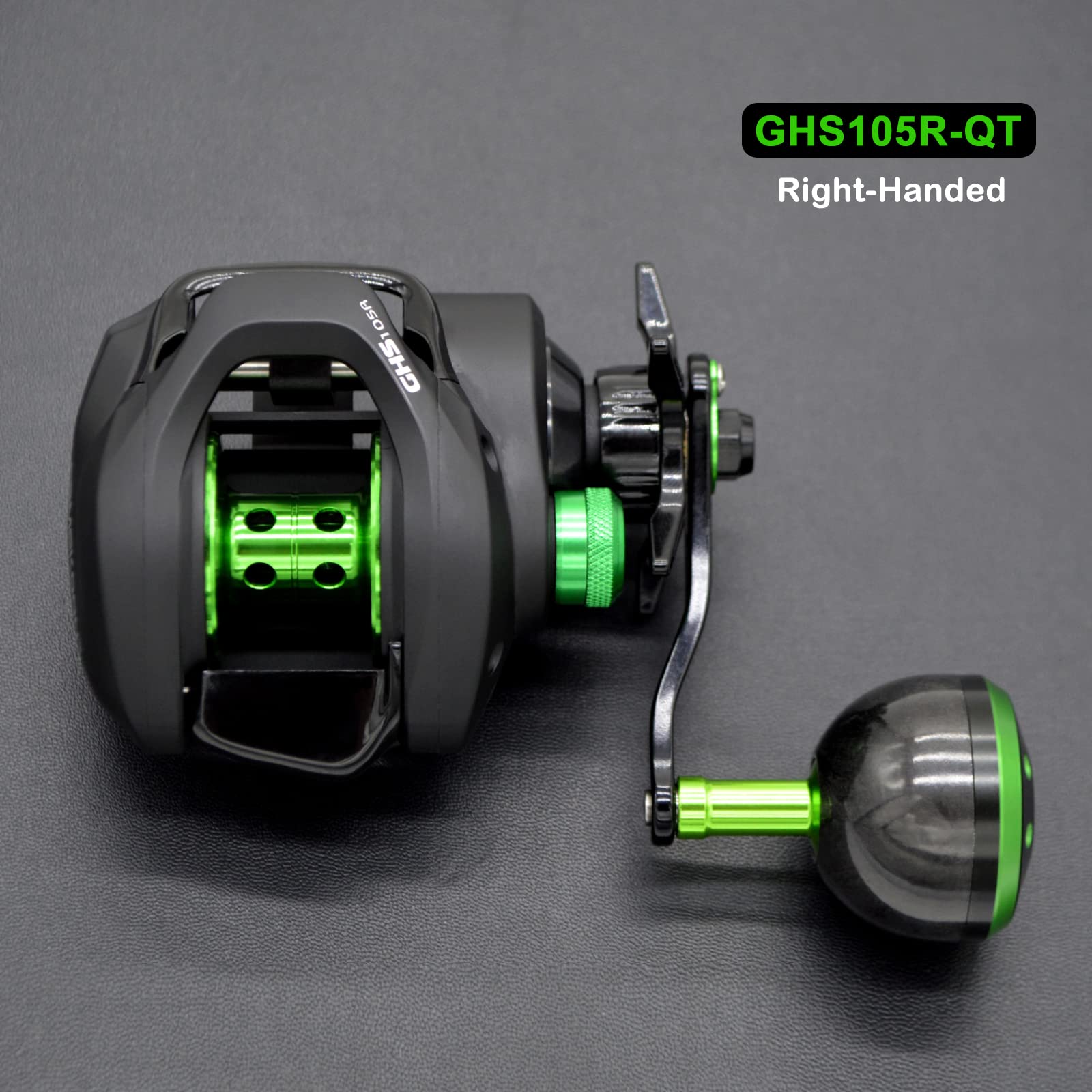 CAMEKOON Baitcasting Fishing Reel, Super Smooth 7.3:1 Gear Ratio, Magnetic Braking System, 20LB Powerful Drag, Low Profile Casting Reel, Left/Right Handed