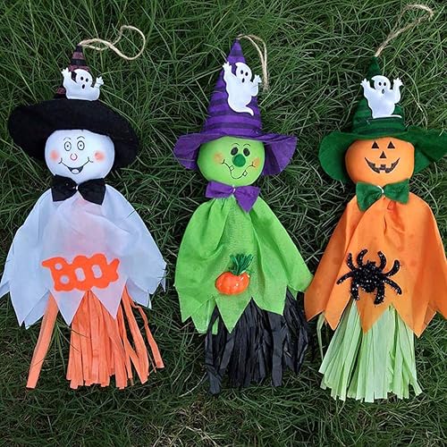 Miniatura 3 de Halloween terror fantasma truco interior colgante colgante DIY accesorios decoración fiesta naranja