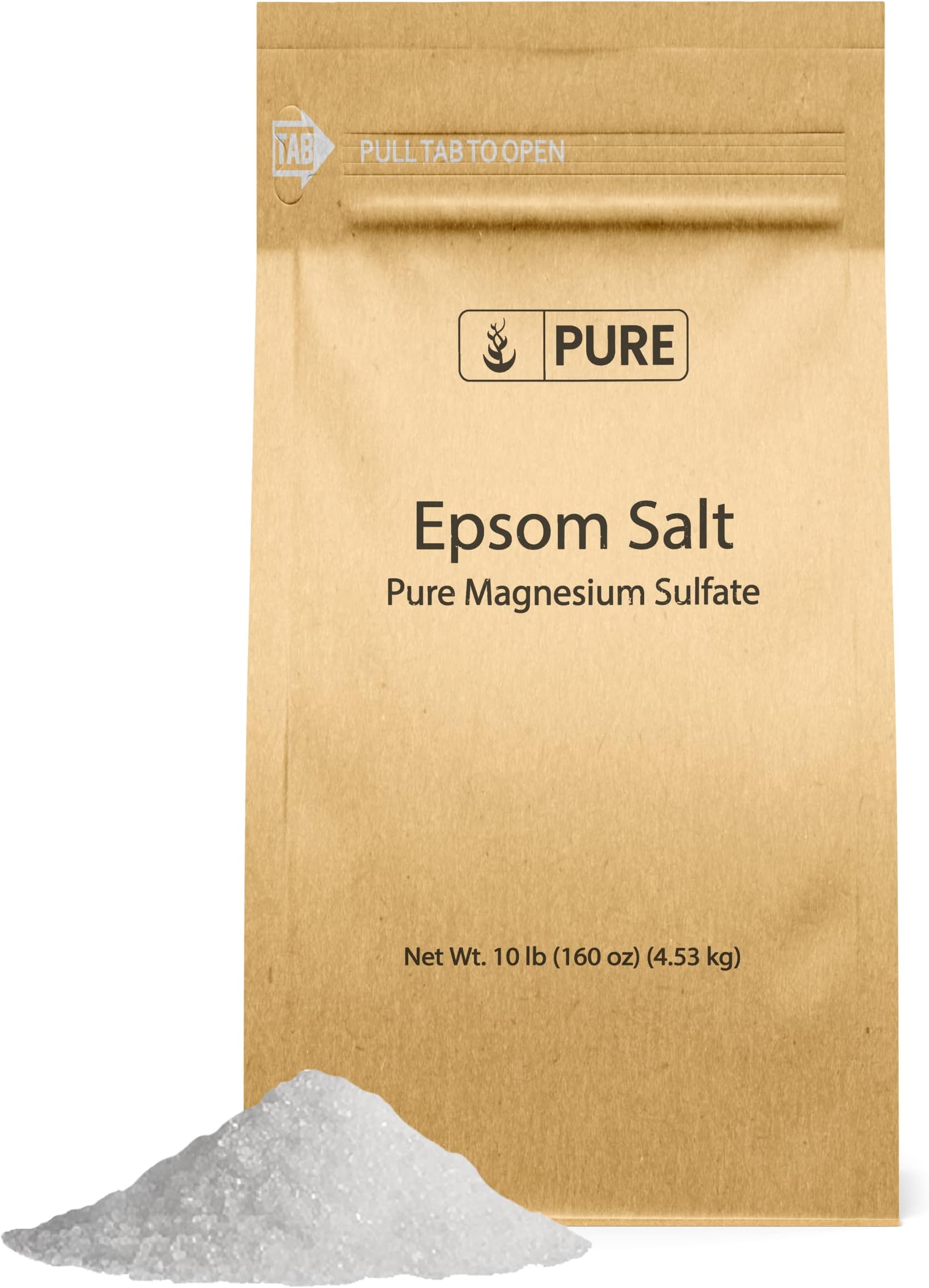 Pure Original Ingredients Epsom Salt (10 lb) Pure Magnesium