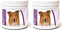 Vista 170 de Healthy Breeds Multivitamínico siberiano Husky para perros, suplemento diario recomendado por veterinarios, sabor a tocino, 60 masticables suaves