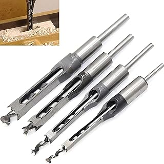 Aputue Square Hole Drill Bits for Wood