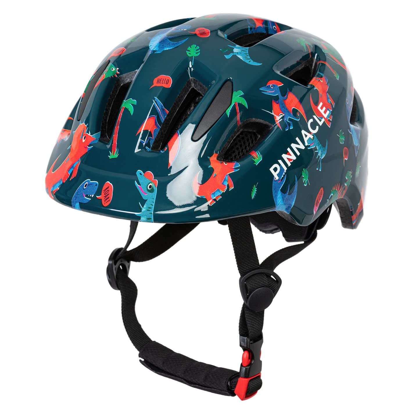 Pinnacle Kids Fun Graphics Bike Helmet Blue One Size
