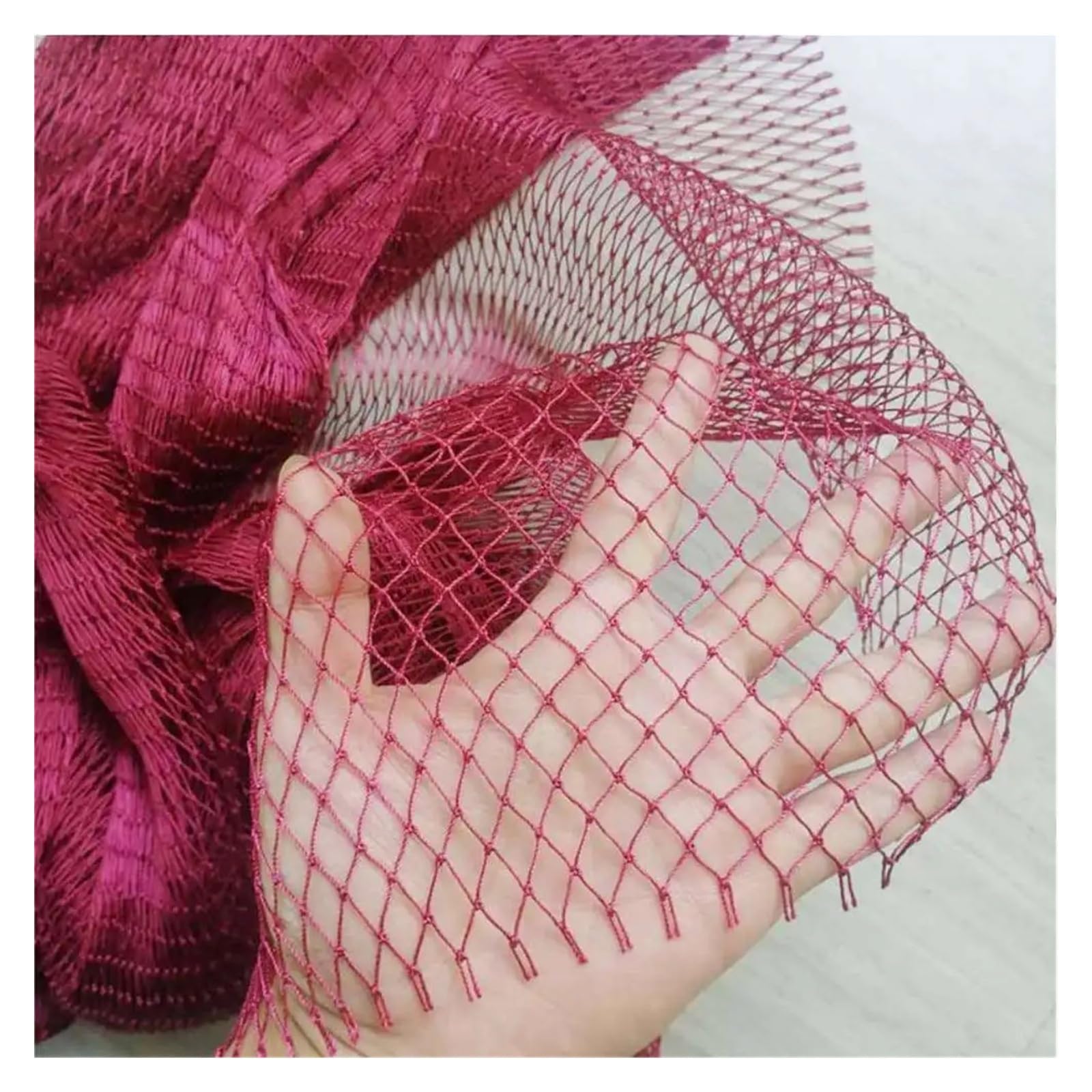 Red de pesca de nailon de alta calidad para jardín, protección de árboles frutales, red antipájaros, para balcón y escaleras, 4 x 10 m, malla de 12 hebras, 2 x 2 cm, red de seguridad para exteriores