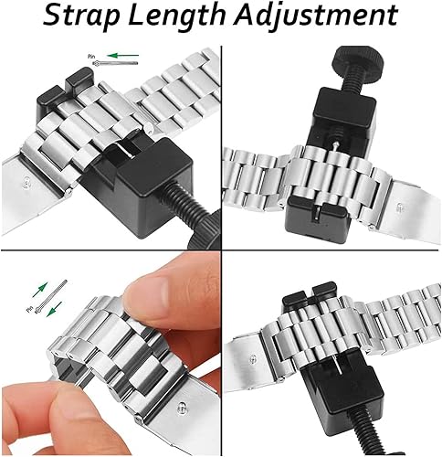 Miniatura 7 de Lamshaw Bandas compatibles con Fossil Gen 6 Smartwatch Band sólido acero inoxidable banda de metal para Fossil Gen 6 1.654in1.732in Smartwatch