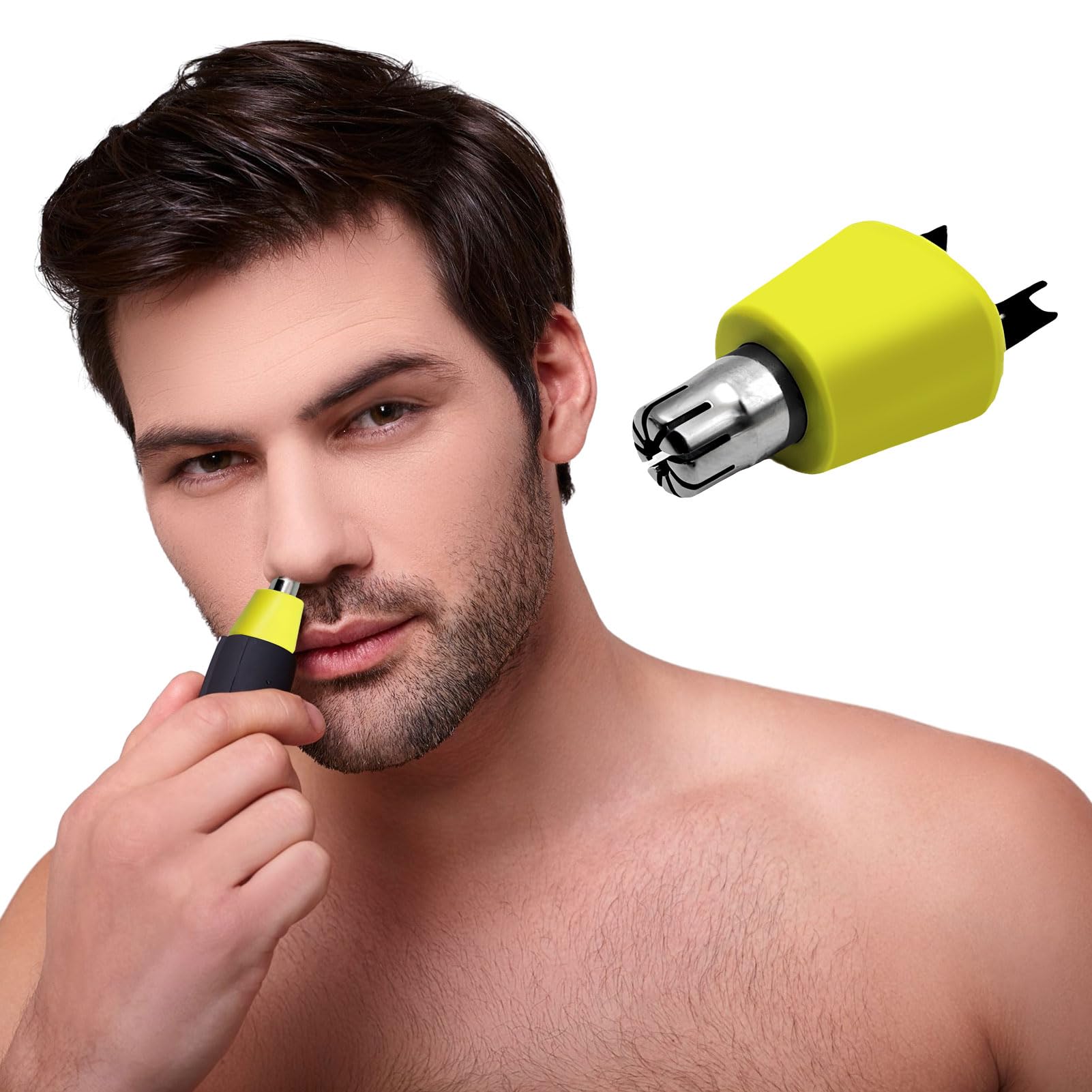 One Blade Replacement Head - 1 Piece Compatible Trimmer for Nose, Ear and Eyebrows With Shaver Accessories