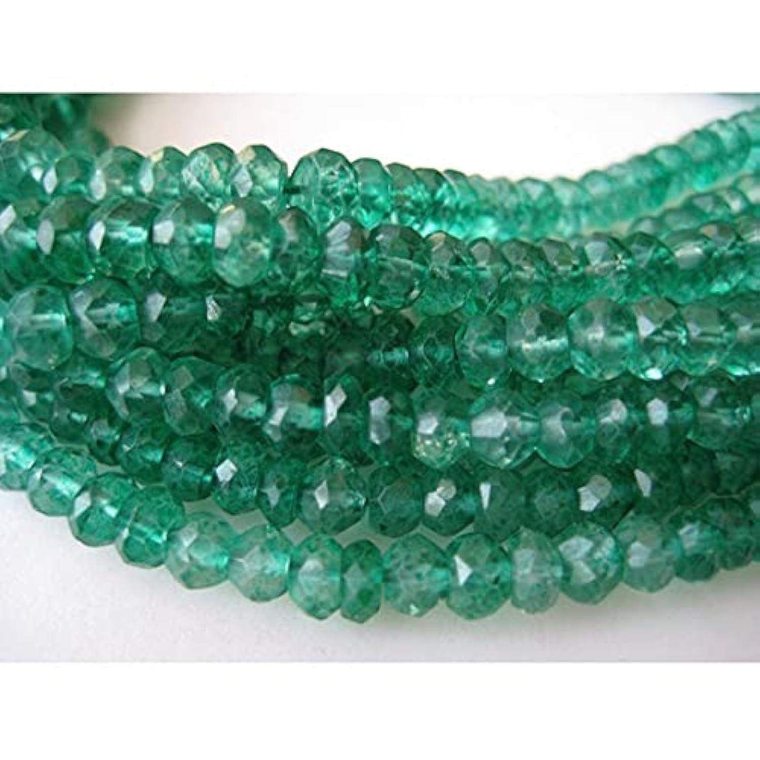 Quartz vert onyx perles en fil de 14 pouces pour fabriquer vos bracelets d'été