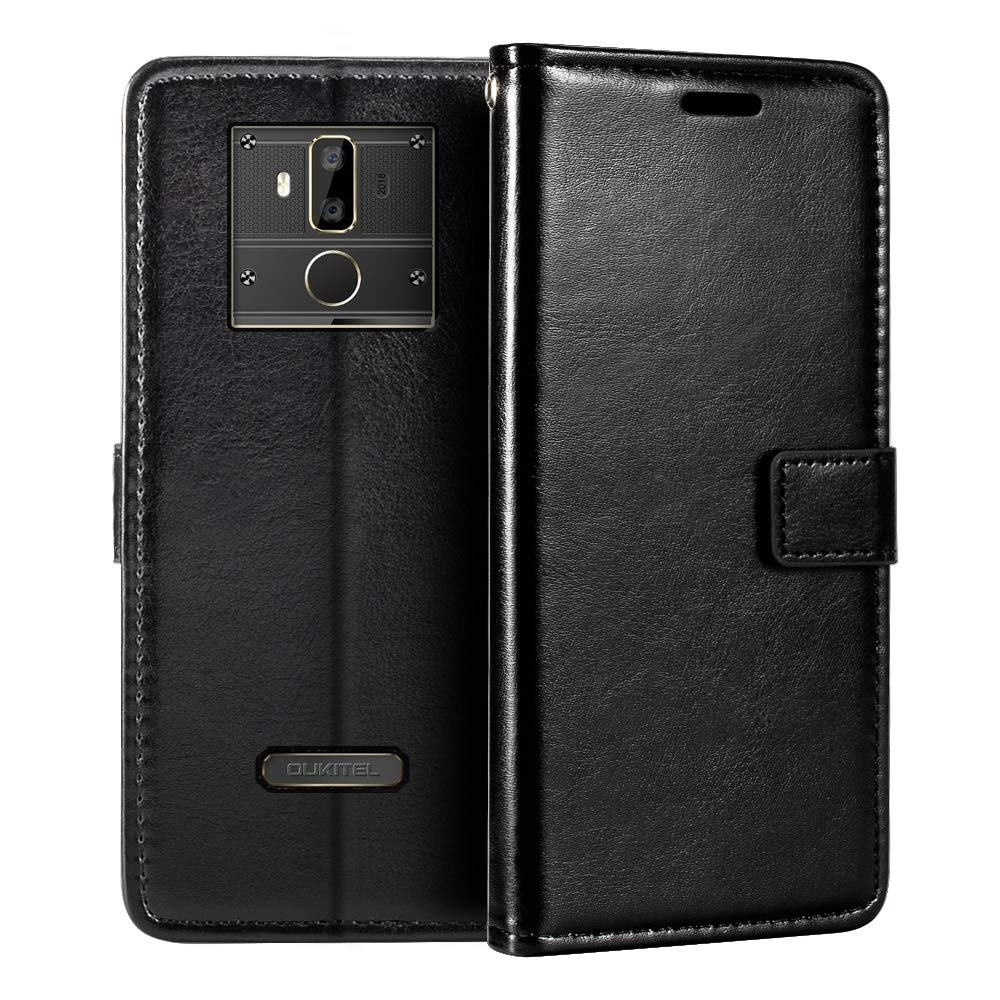 Oukitel K7 Wallet Case, Premium PU Leather Magnetic Flip Case Cover with Card Holder and Kickstand for Oukitel K7 Pro