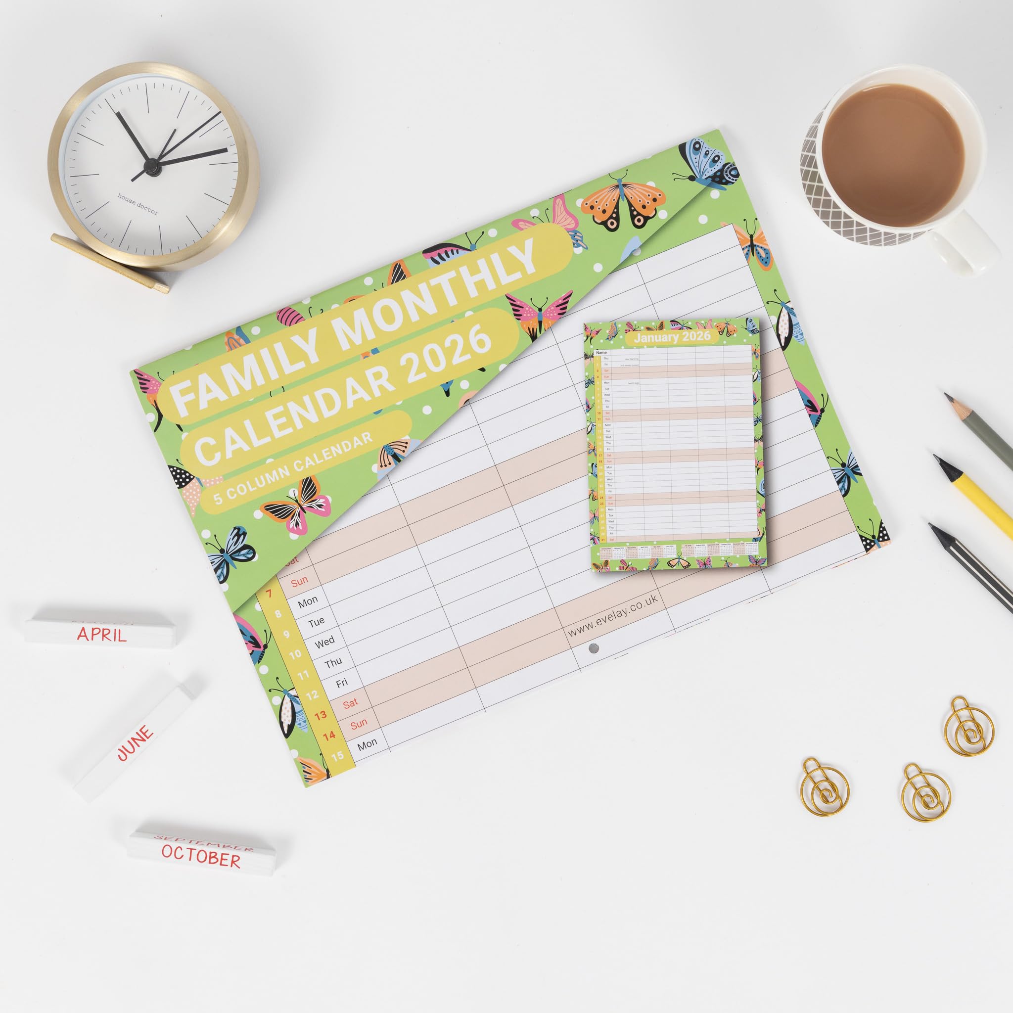 Calendario 2025 Promemoria Festività Ufficio Planner Famiglia - Foto 2