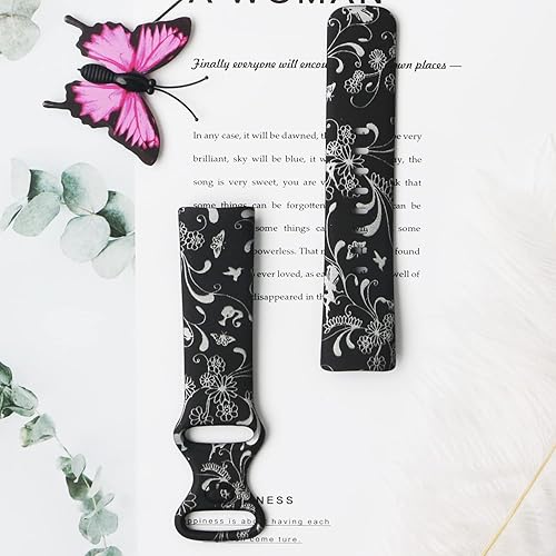 Miniatura 6 de honecumi Correa de repuesto para Fitbit Charge 6 para mujeresFitbit Charge 5, correa de reloj deportivo de silicona suave para Charge 6Charge 5 para