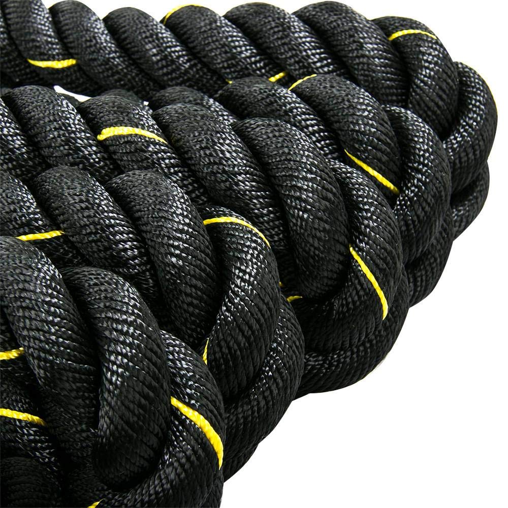 Yaheetech Battle Rope 9 2m Heavy Exercise Ropes 38mm Strength ...