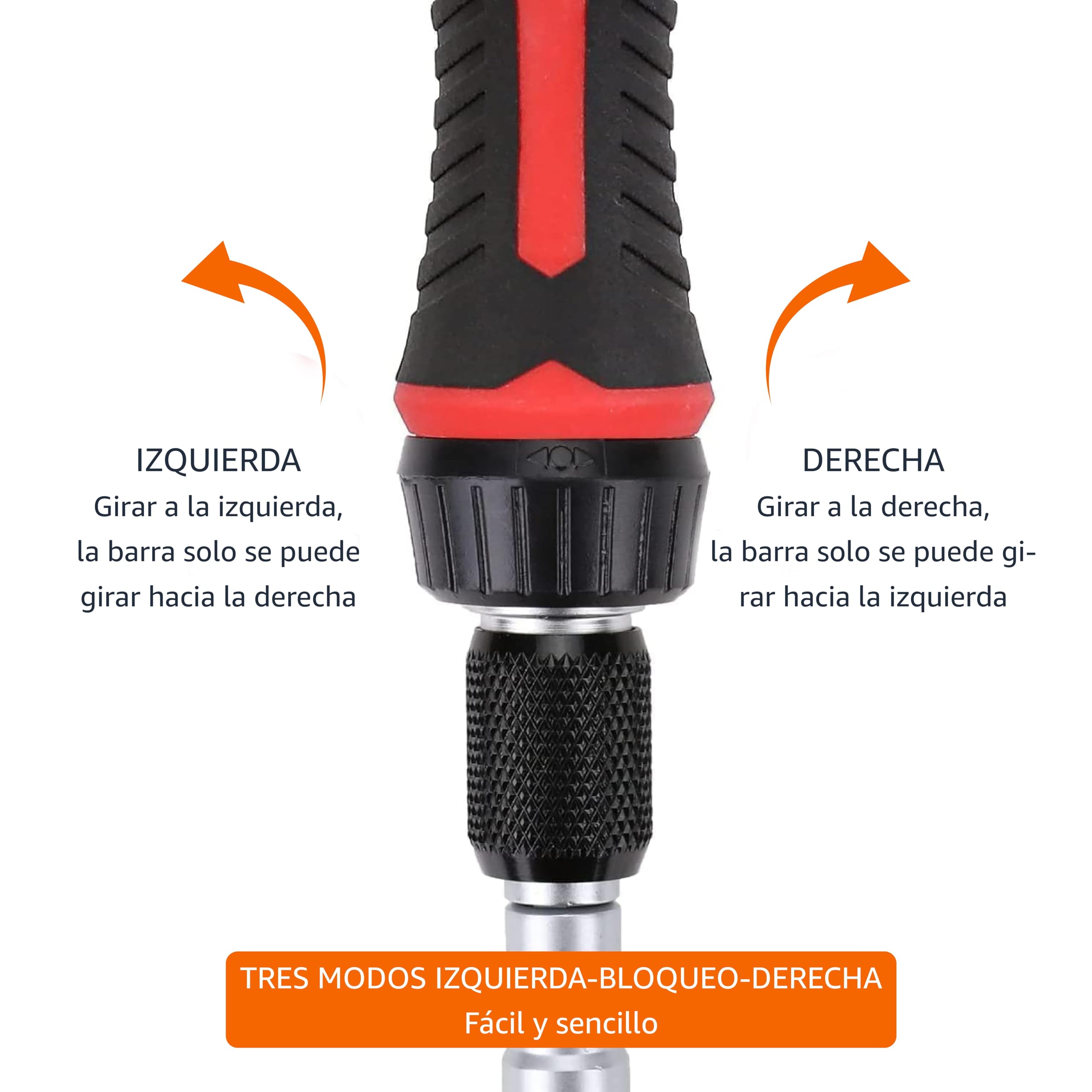 Amazon Basics Juego de magnético destornillador de precisión electrónico y carraca de 73 Unidad, magnético, Negro, Rojo, Plateado