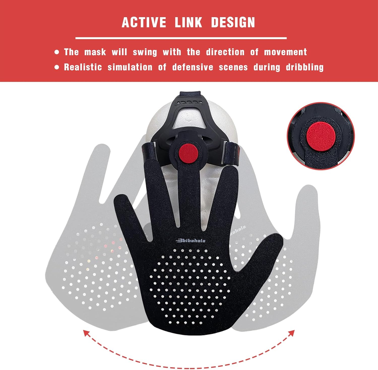 Headgear Blocking Guards Basketball Defensive Mask 2nd Generation 3D Eye-Blocking Shooting Dribble Mask Guard Shooter Jump Shot Basketball Associates Training Equipment