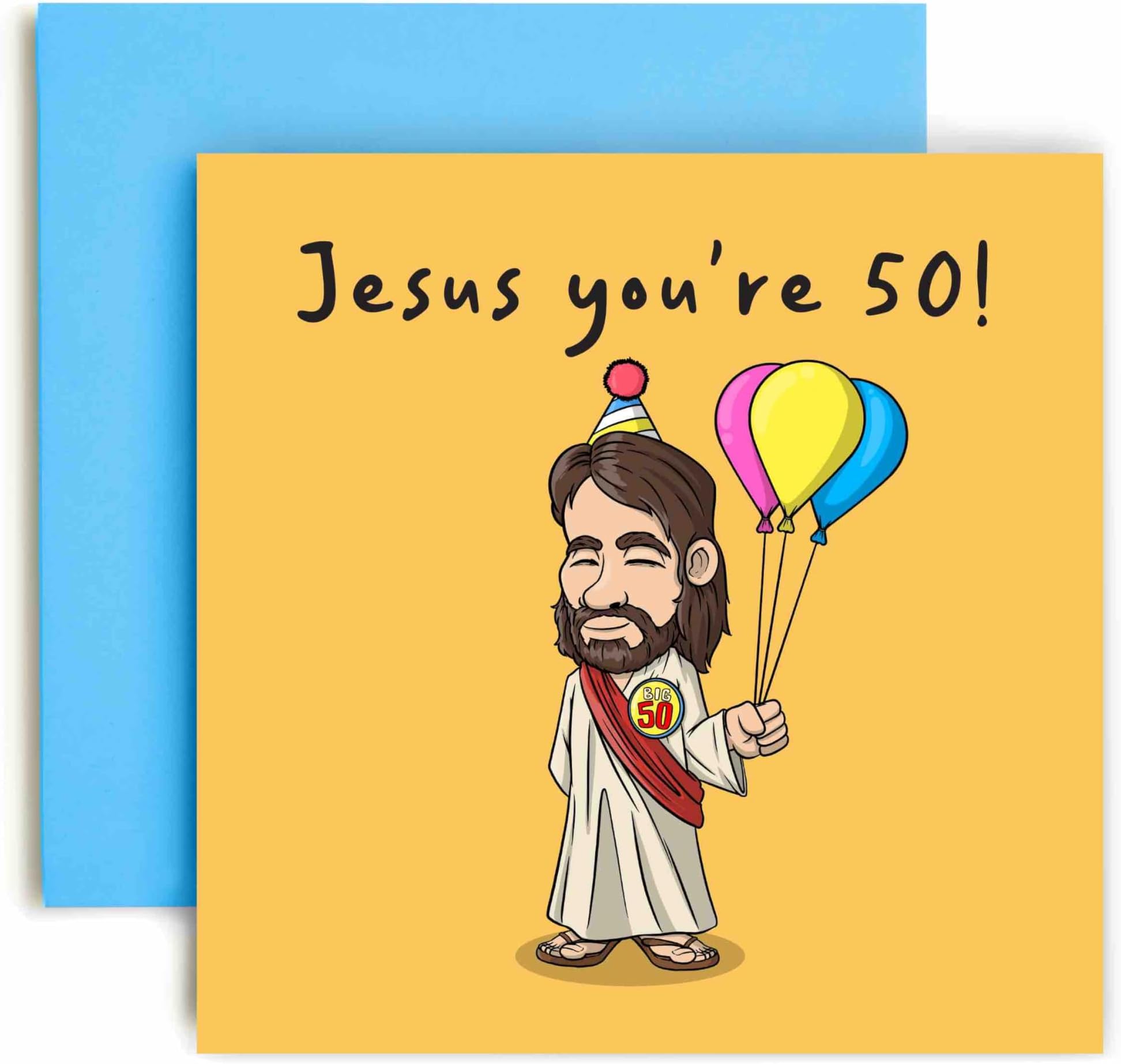 50th Birthday Card For Him, Funny 50th Birthday Day Card For Him, Happy ...