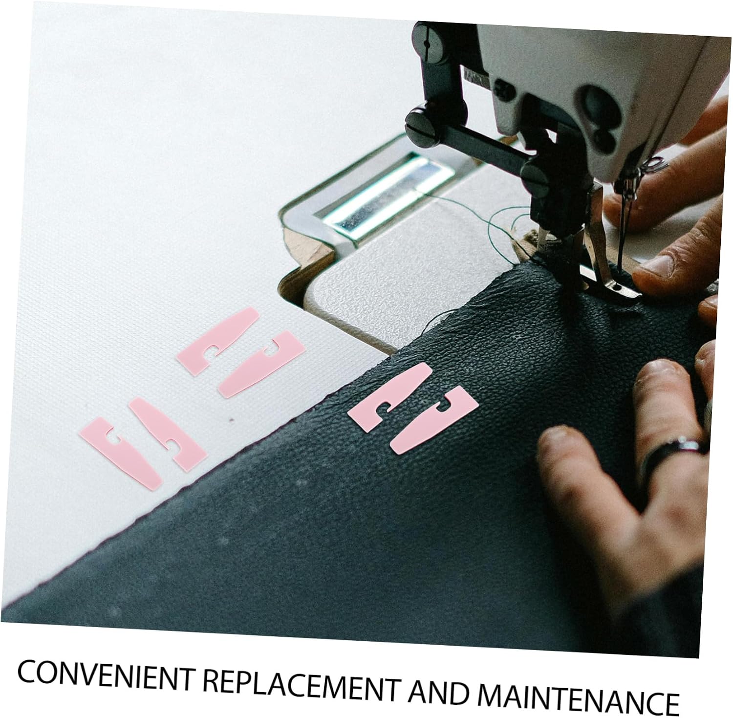 STOBOK 15pcs Sewing Machine Accessory Plastic Overlock Presser Foot Pad Cover Serger Presser Foot Pad Replacement