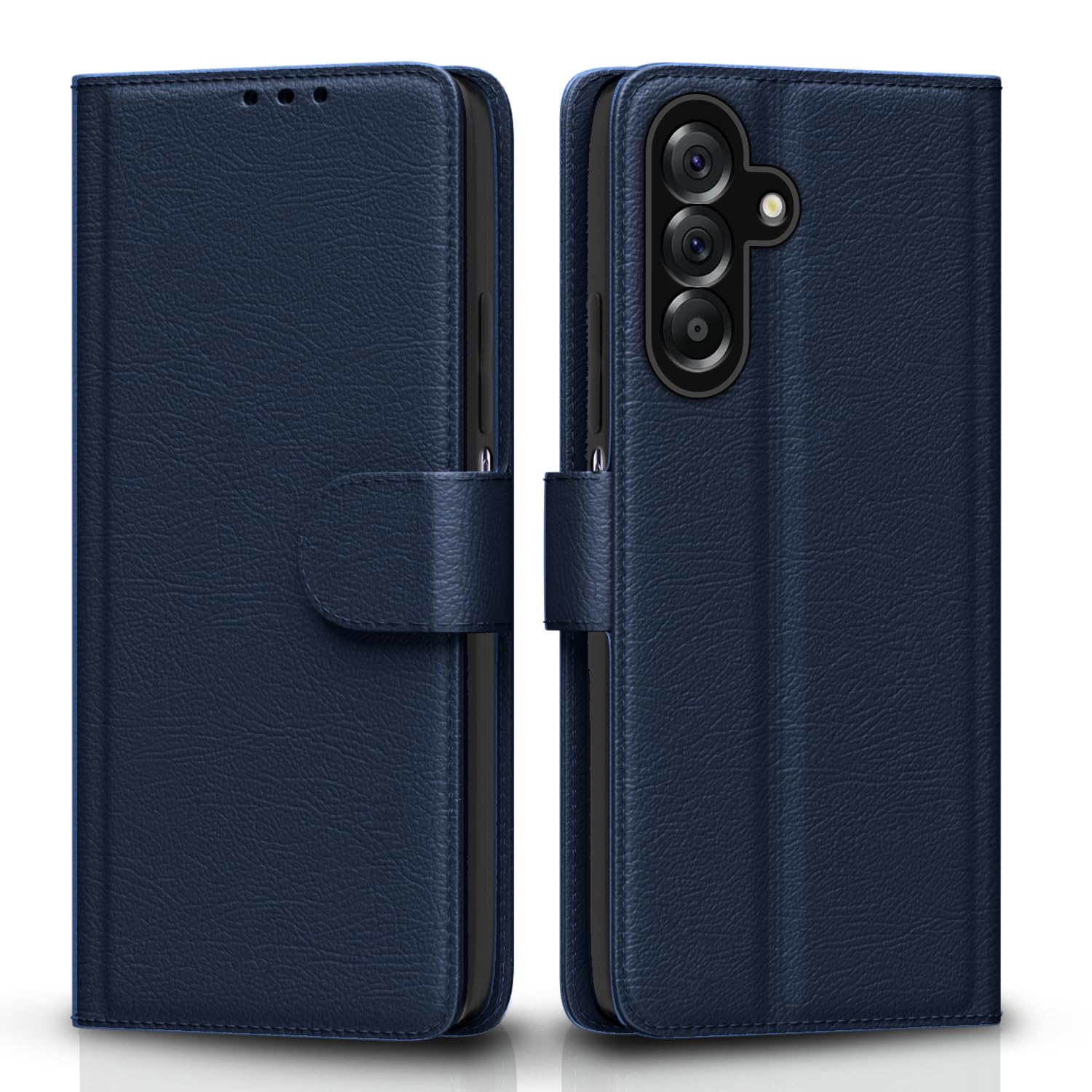 Pikkme Flip Cover for Samsung Galaxy M17 5G / A17 5G / F17 5G Leather Finish | Inside TPU with Card Pockets | Wallet Stand and Shock Proof | Complete Protection Flip Case(Blue)-image-14