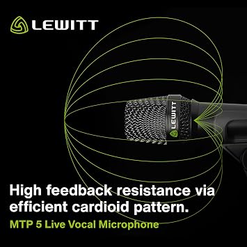 Lewitt Audio MTP 5 Handheld Cardioid Dynamic Mic