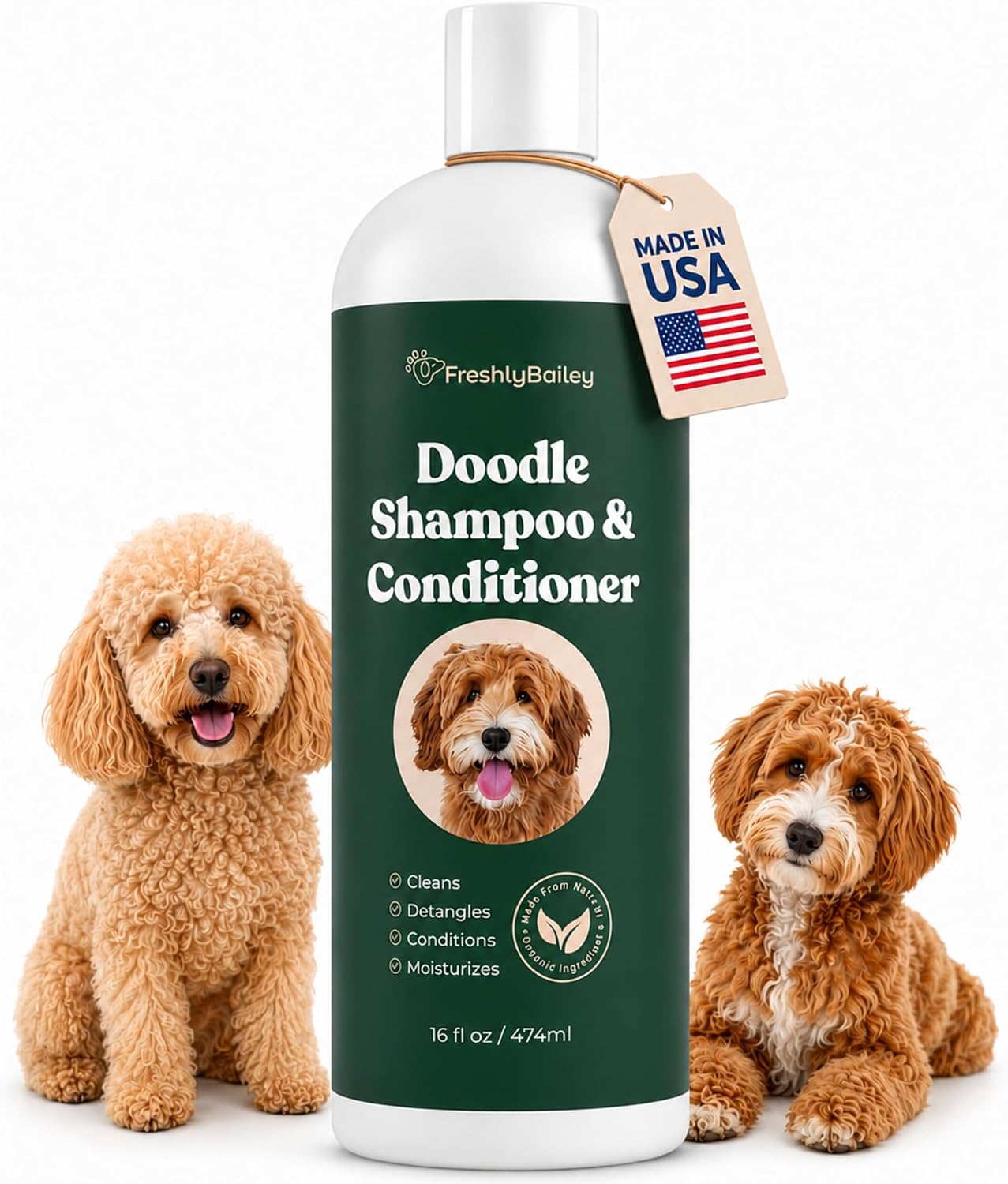 Doodle Shampoo and Conditioner - Dog Shampoo for Curly Coats