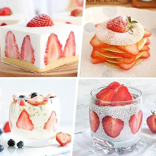 Miniatura 6 de 2 piezas de fresas, cortador de frutas, cortador de huevos de frutas para niños, utensilios de cocina, herramienta cortadora de fresas vegetarianas