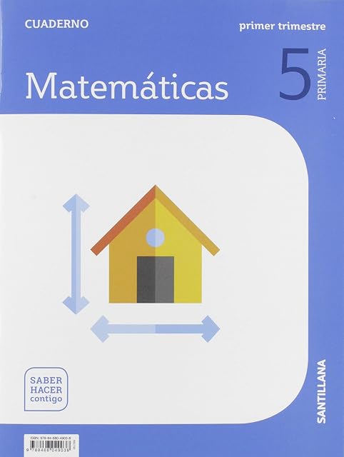 Portada de Matematicas 5º Educacion Primaria Cuaderno 1 Saber Hacer Ed 2019 Cast