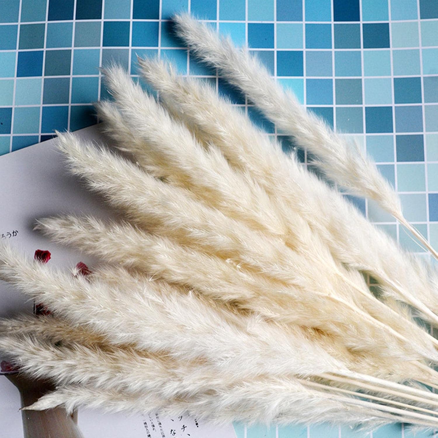 オンライン限定商品 ドライフラワー 花束 15個 パンパスグラス 大きい ナチュラルドライフラワー 壁掛け ホーム ホテルの結婚式の装飾 リード 干し花 ブーケ インテリア 植物 花束飾り Academy Torquedigital Com Br