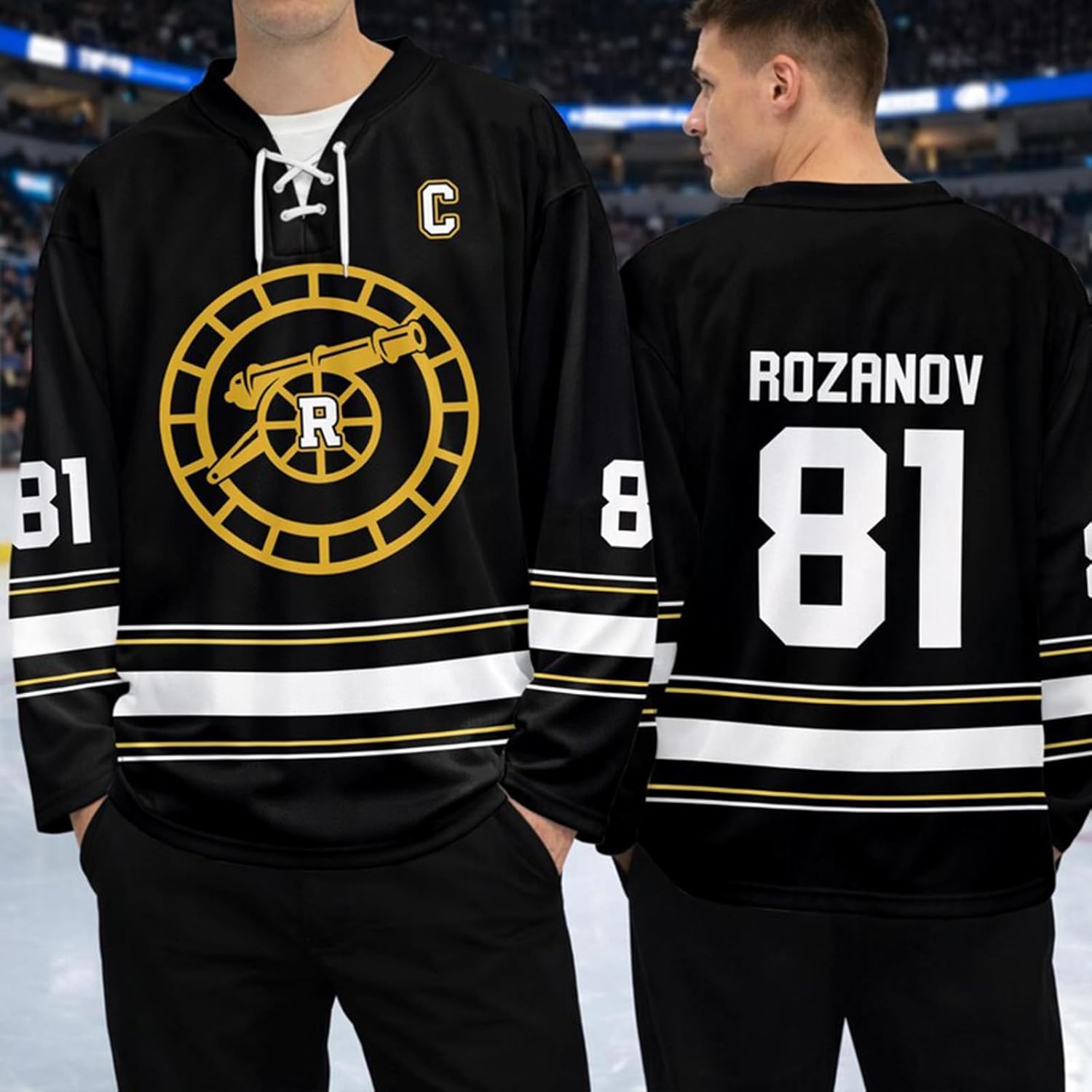 Heated Hockey T-Shirt Hollander Rozanov Hockey Shirt Heated Rivalry Inspired Tee 90s Movie Style Fan 24 81 Shirt - Image 2